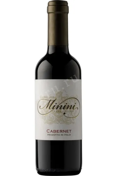 Вино Minini, Cabernet 2018 0.375 л