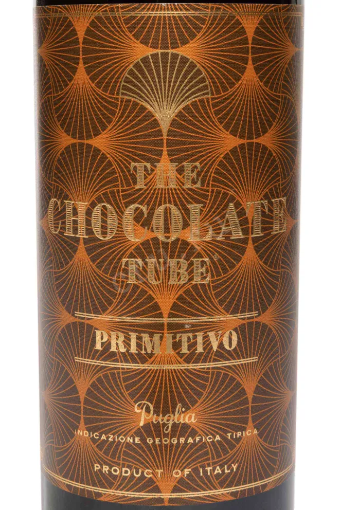Этикетка Mare Magnum The Chocolate Tube Primitivo Puglia IGT 2023 0.75 л
