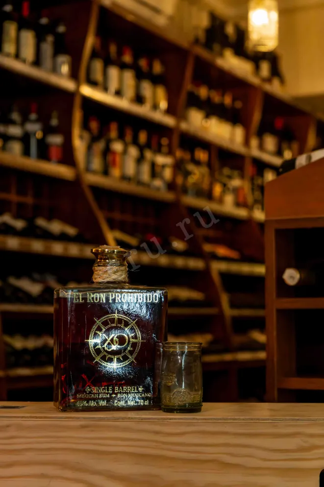 В магазине Крю Профи El Ron Prohibido XO in wooden barrel with 3 glasses 0.7 л