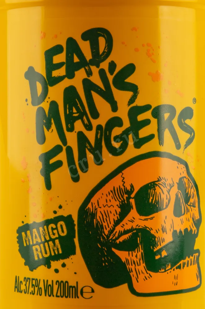 Этикетка рома Дэд Мэнс Фингерс Манго 0,2
