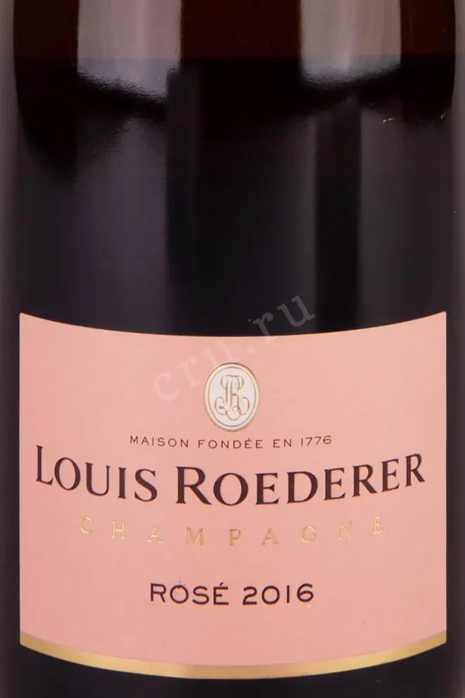 Этикетка Louis Roederer Brut Rose 2016 0.75 л