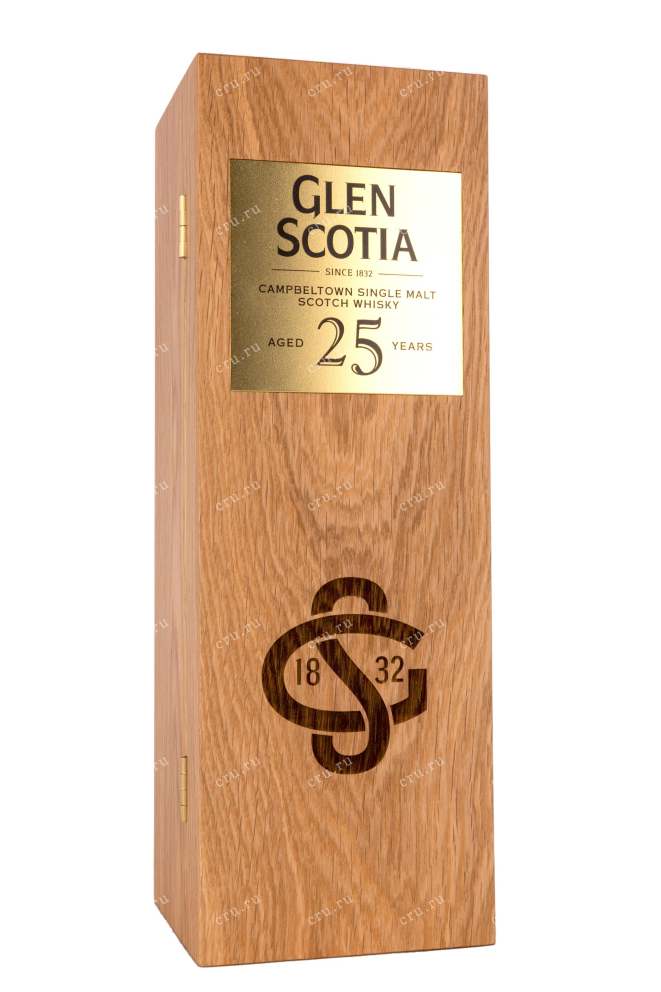 Деревянная коробка Glen Scotia 25 years in wooden box 0.7 л