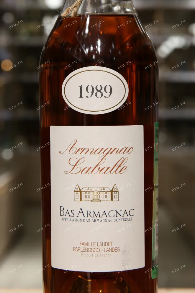 Этикетка Laballe 1989 0.5 л