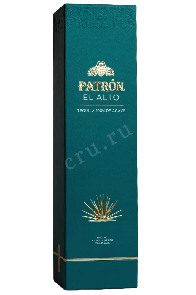 Подарочная коробка Patron El Alto Reposado 0.75 л