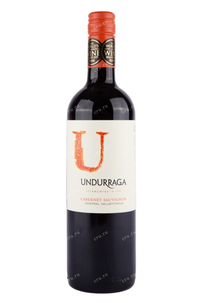 Вино Undurraga Cabernet Sauvignon 2020 0.75 л