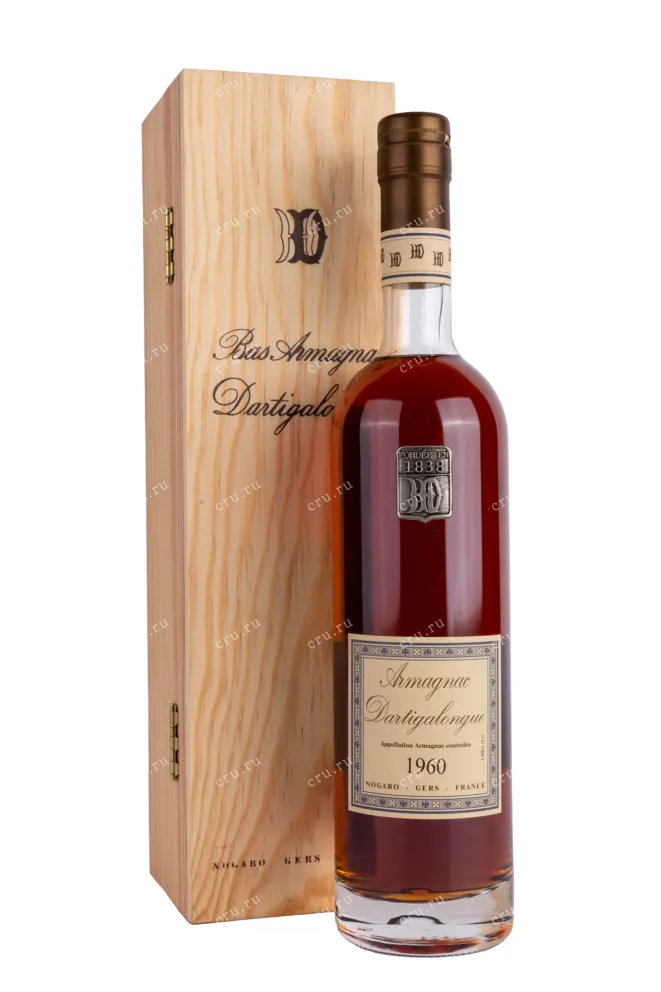 Арманьяк Vintage Bas Armagnac Dartigalongue wooden box 1960 0.5 л