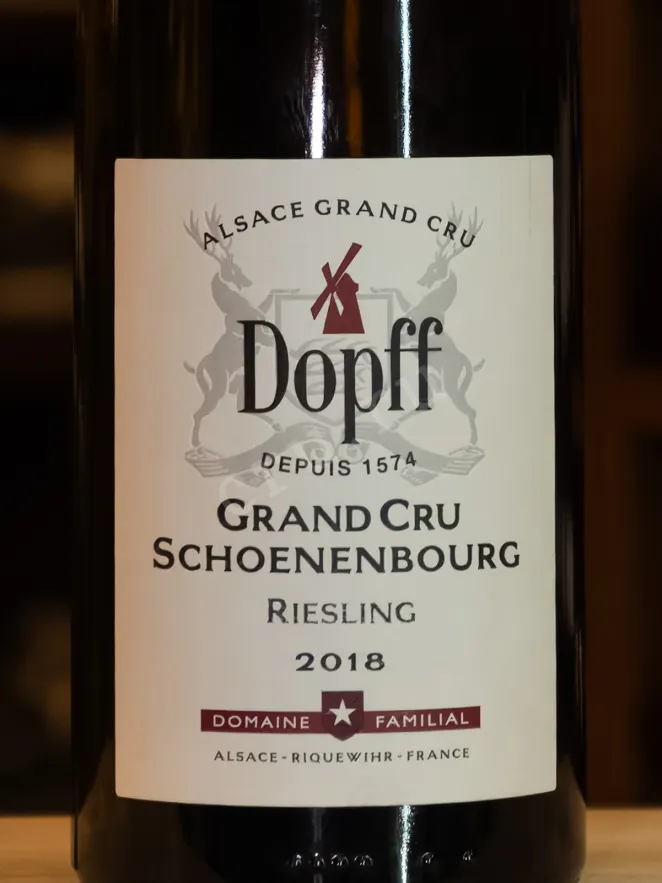 В магазине Крю Профи Dopff au Moulin Riesling Grand Cru Schoenenbourg 2018 0.75 л
