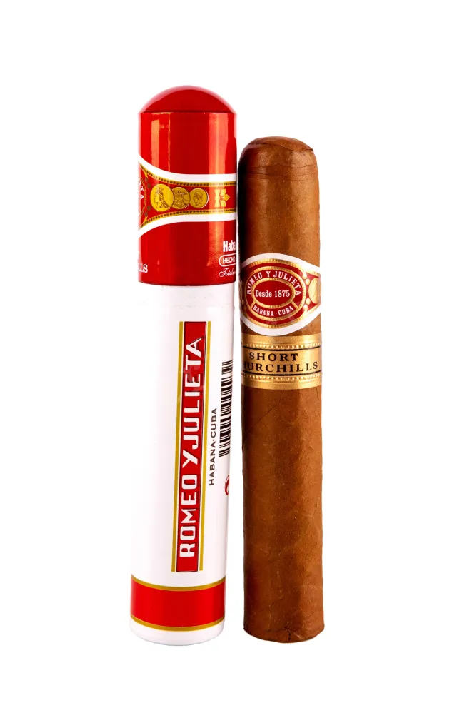 В тубе Сигары Ромео и Джульета Шорт Черчиллc А/Т-3*15 Куба (скидки нет)