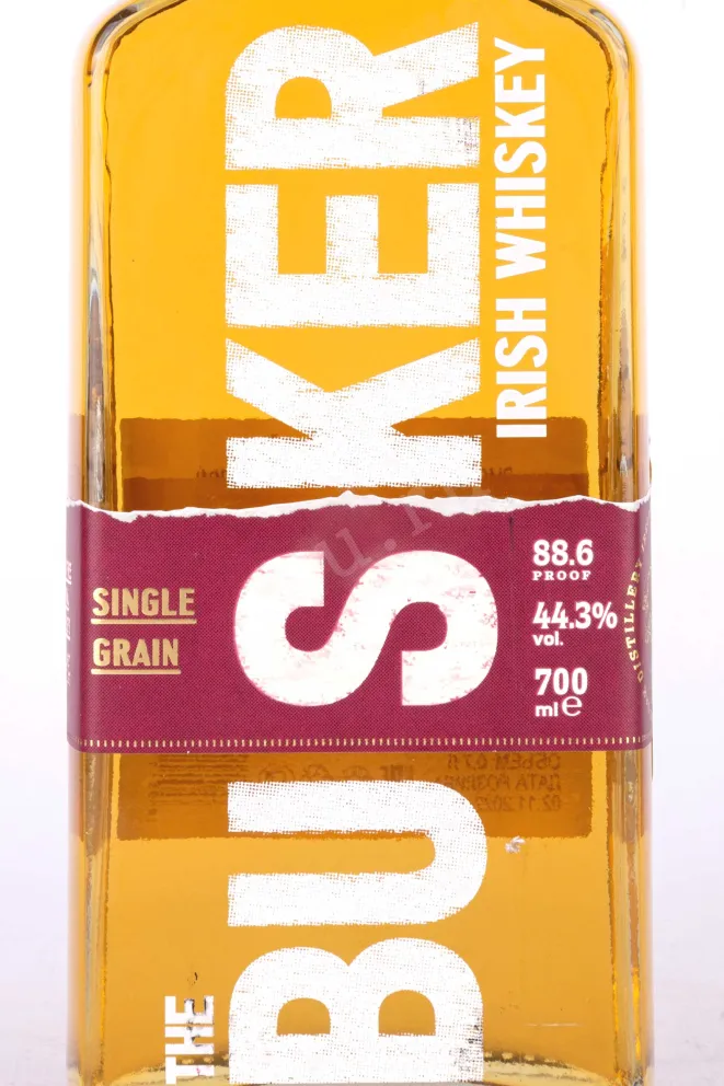 Этикетка The Busker Single Grain 0.7 л
