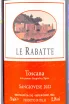 Этикетка Sangiovese Le Rabatte 2022 0.75 л