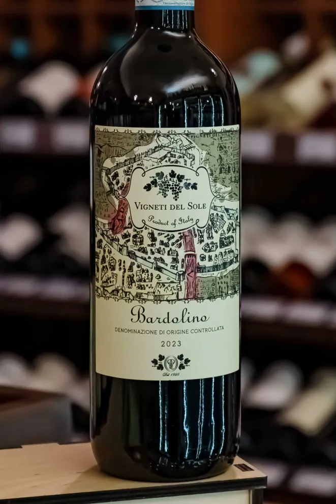 В магазине Крю Профи Vigneti Del Sole Bardolino DOC 2023 0.75 л