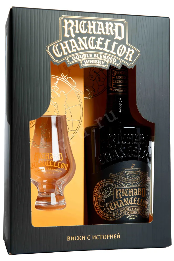 В подарочной коробке Richard Chancellor in gift box with glass 0.5 л