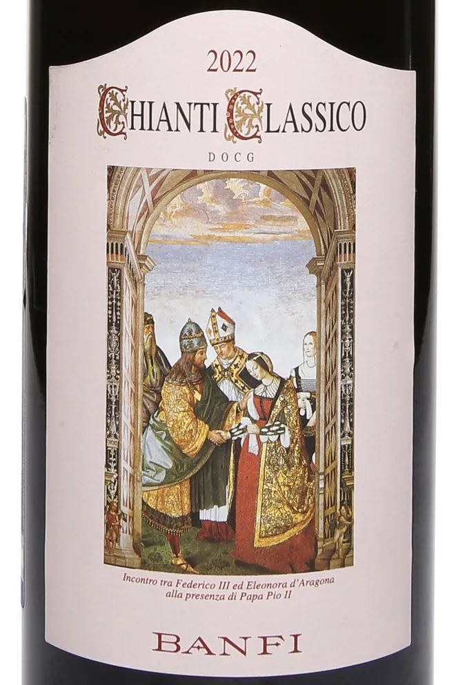Этикетка Banfi Chianti Classico DOCG 2022 0.75 л