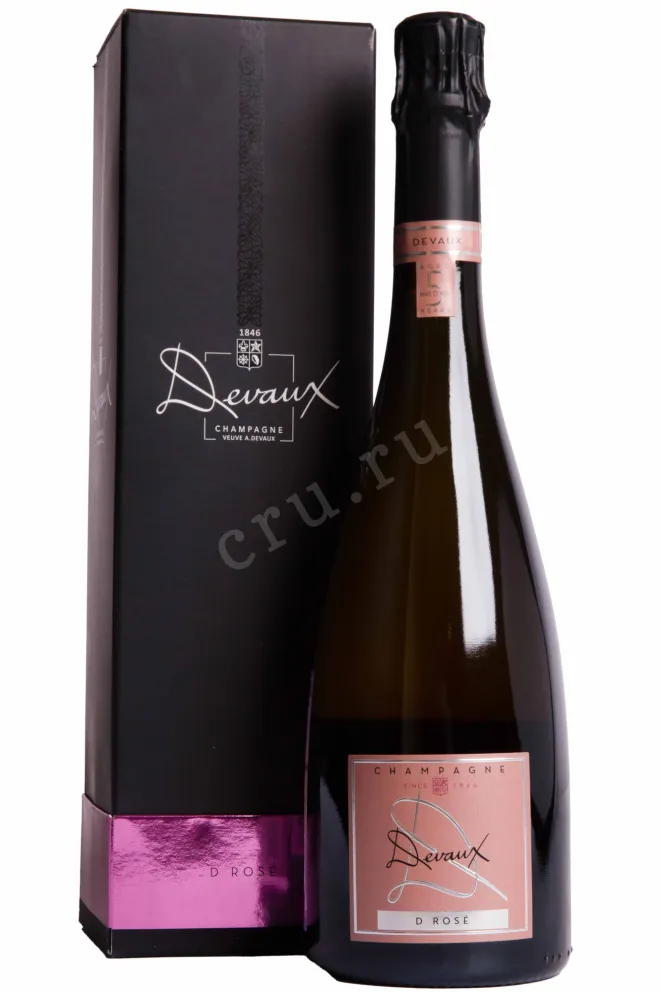 Шампанское Devaux D Rose in gift box 2014 0.75 л