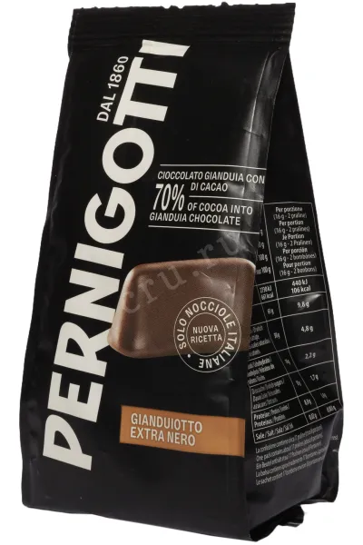 Конфеты Перниготти Экстра Неро Пралине из горького шоколада 140 г