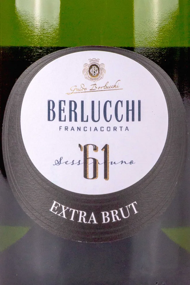 Этикетка Berlucchi 61 Franciacorta Extra Brut 2021 0.75 л