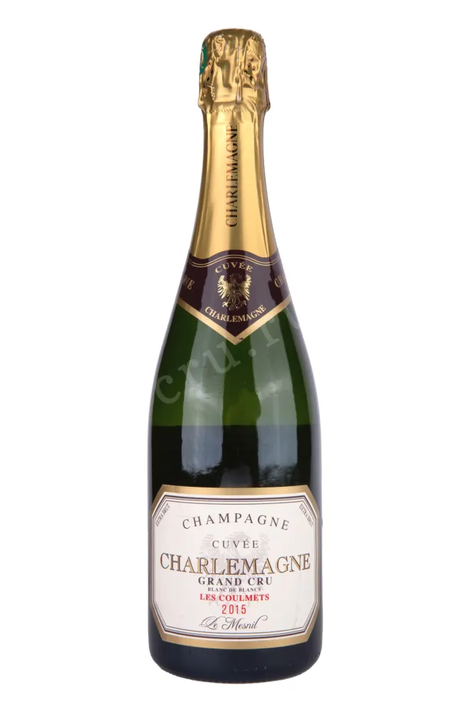 Шампанское Guy Charlemagne Сuvee Les Coulmets Blanc de Blancs Le Mesnil 2015 0.75 л