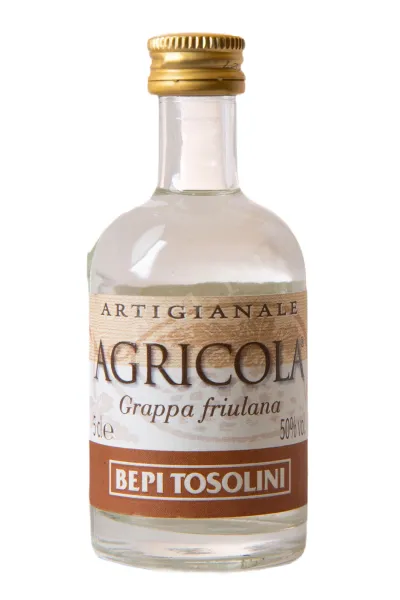 Граппа Bepi Tosolini Grappa Agricola Friulana  0.05 л