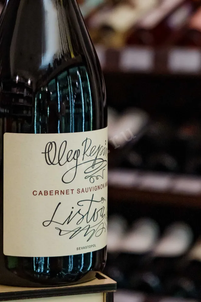 В магазине Крю Профи Oleg Repin Listva Cabernet Sauvignon 2023 0.75 л