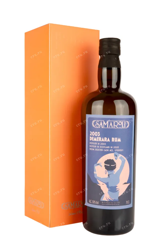 Ром Samaroli Demerara 2003 in gift box  0.7 л