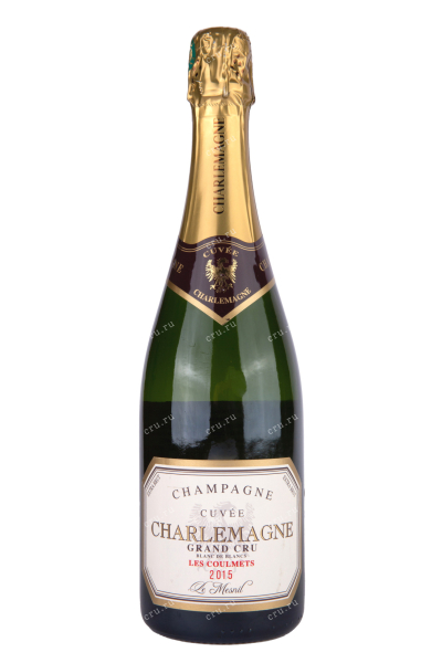 Шампанское Guy Charlemagne Сuvee Les Coulmets Blanc de Blancs Le Mesnil 2015 0.75 л