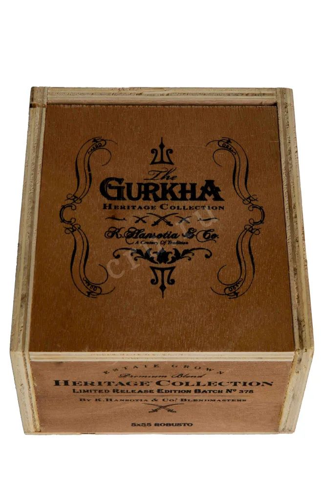 Коробка сигар Gurkha Heritage Robusto *15