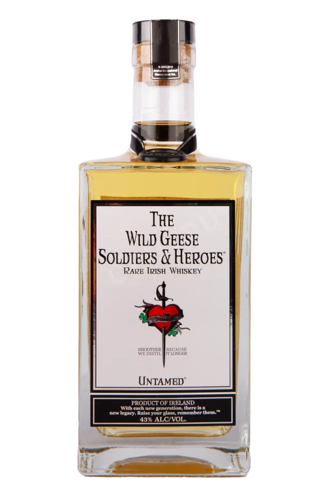 Бутылка The Wild Geese Irish Soldiers & Heroes Rare Irish gift box 0.7 л