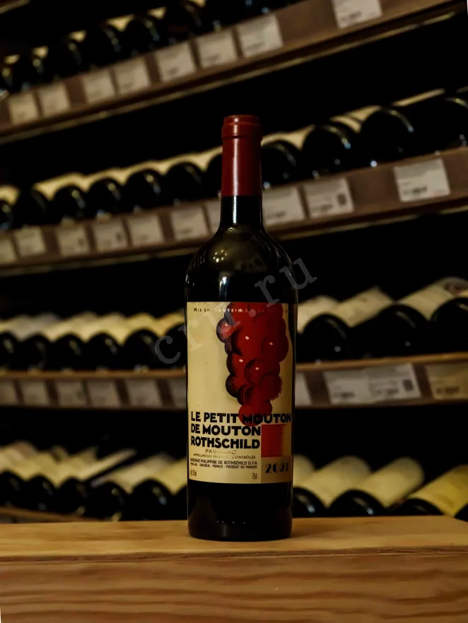 В магазине Крю Профи Le Petit Mouton de Mouton Rothschild Pauillac 2021 0.75 л