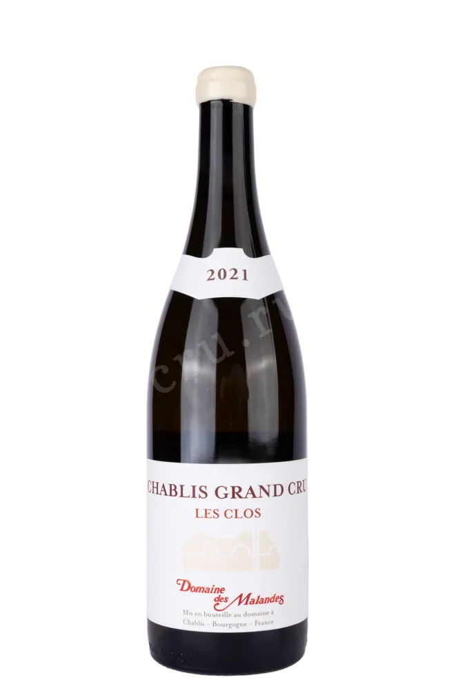 Вино Chablis Grand Cru Les Clos AOC Domaine des Malandes 2021 0.75 л