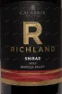 Этикетка Richland Calabria Shiraz 2023 0.75 л