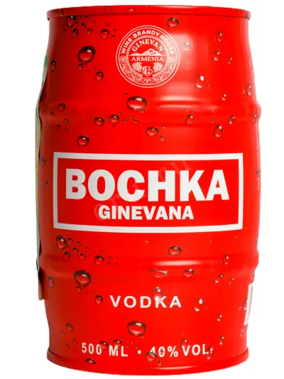Водка Бочка Гиневана Красная  0.5 л