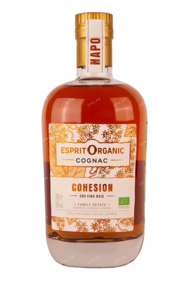 Бутылка Esprit Organic Napoleon gift box 2015 0.7 л