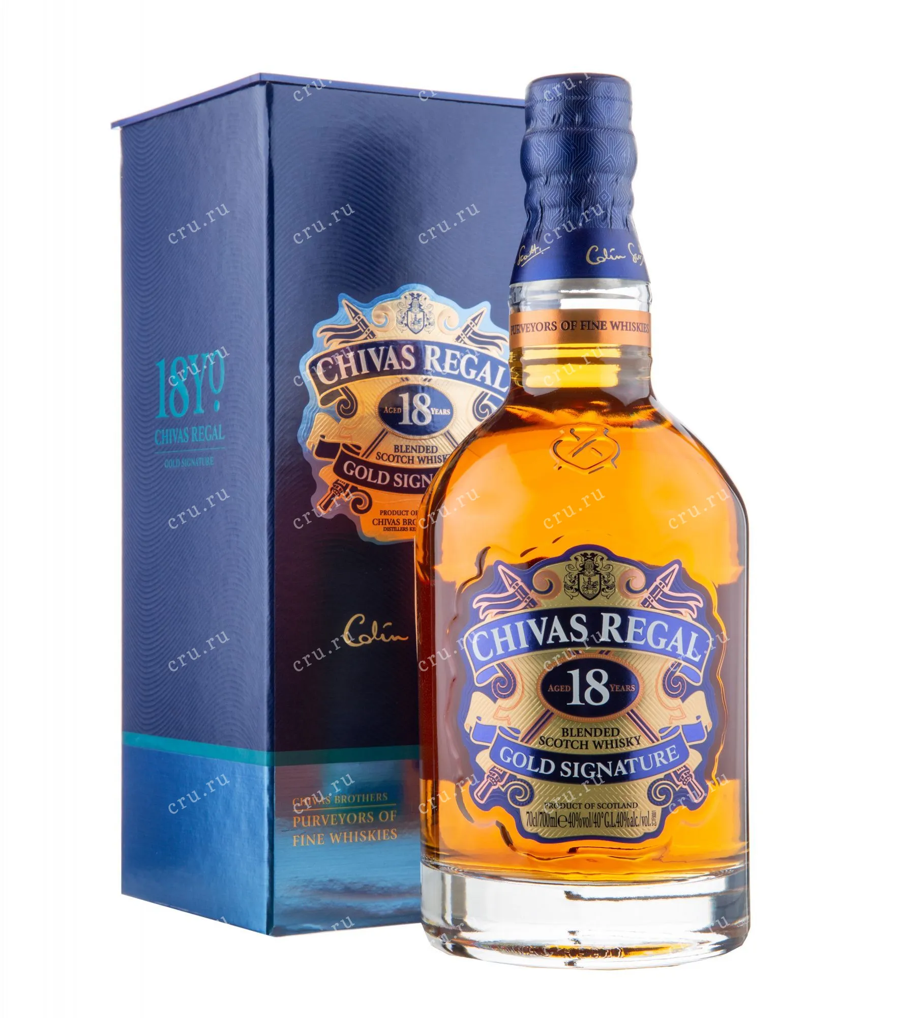 Фото — Виски Chivas Regal 18 years  0.7 л