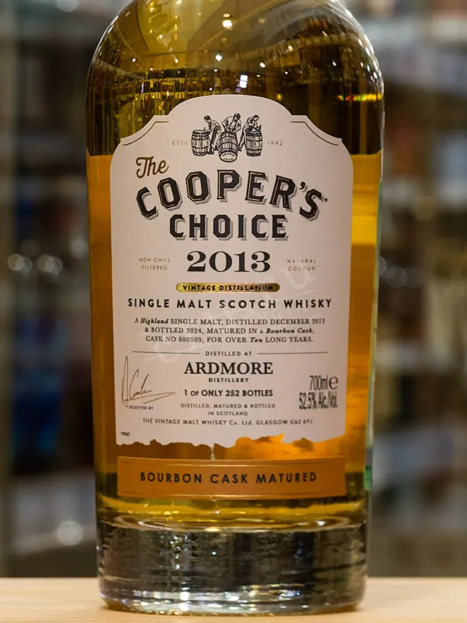 В магазине Крю Профи The Cooper's Choice Ardmore Bourbon Cask Matured in gift box 2013 0.7 л