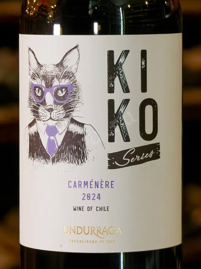 В магазине Крю Профи Undurraga Kiko Carmenere DO 2024 0.75 л