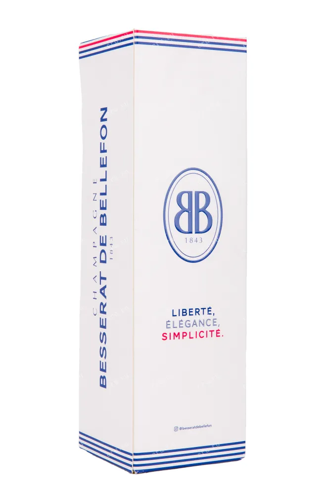Подарочная коробка игристого вина Besserat de Bellefon with gift box 0.75 л