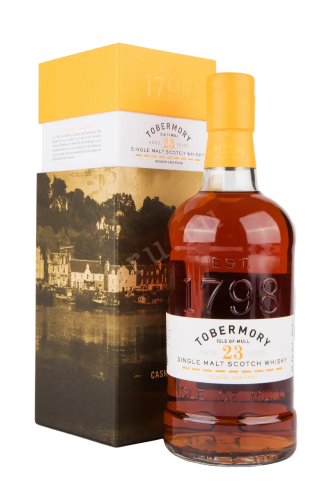 Виски Tobermory Aged 23 Years in gift box  0.7 л