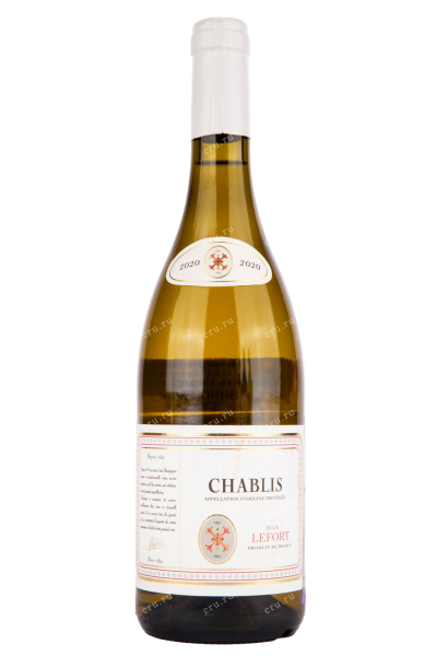 Вино Jean Lefort Chablis 2020 0.75 л