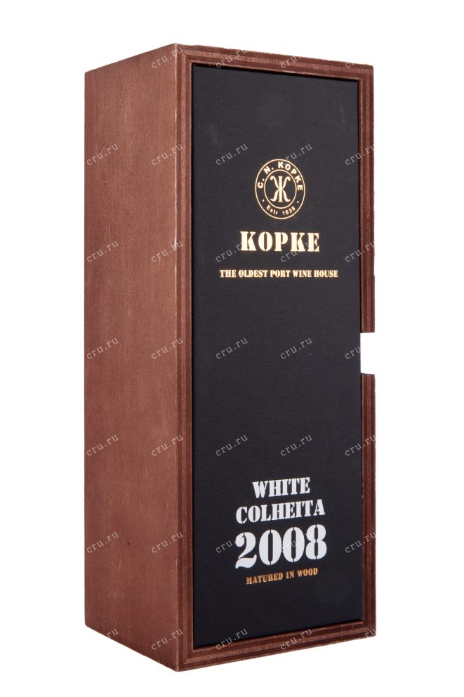 Подарочная коробка портвейна Копке Колейта Уайт Порто в подарочной упаковке 2008 0.75 л