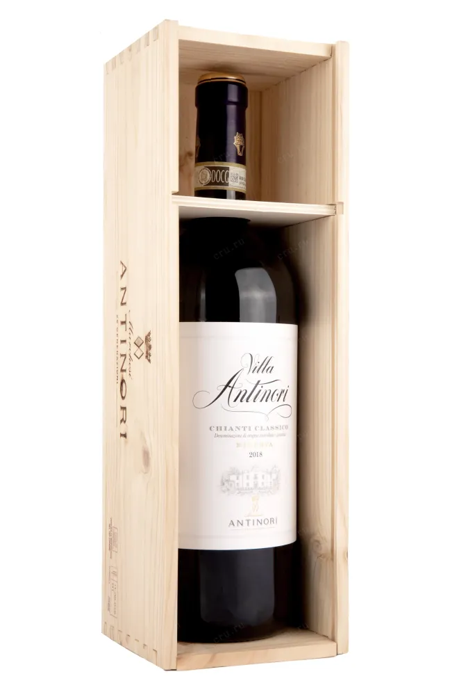 Вино Villa Antinori Chianti Classico DOCG Riserva wood box 2021 1.5 л