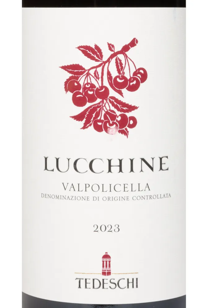 Этикетка Valpolicella Classico Tedeschi Lucchine DOC 2023 0.75 л
