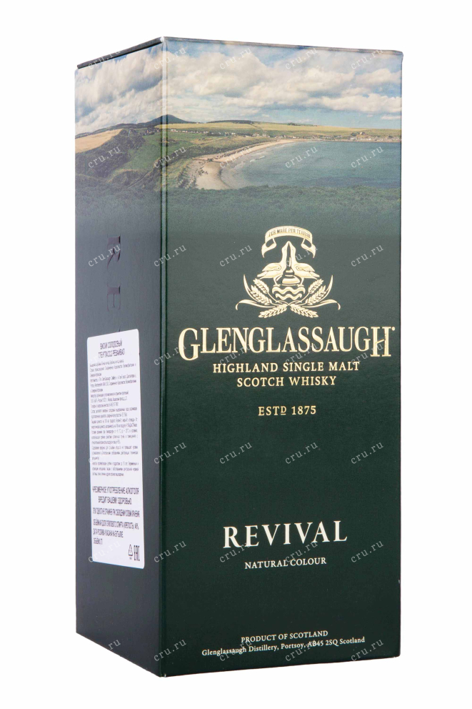 Подарочная коробка Glenglassaugh Revival in gift box 0.7 л