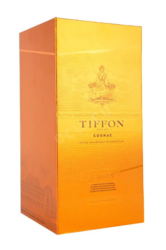 Подарочная коробка коньяка Тиффон Экстра 0,7