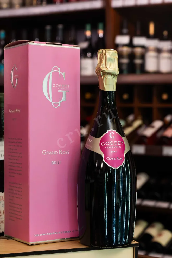 Шампанское Gosset Grand Rose Brut with gift box 2016 0.75 л