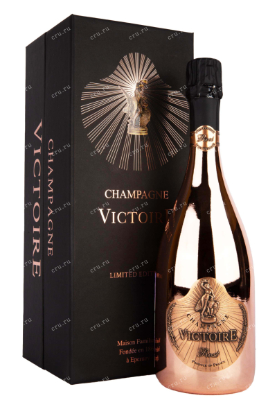 Шампанское Victoire Rose in gift box 2017 0.75 л