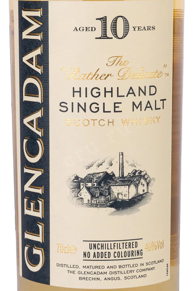 Виски Glencadam Single Malt Scotch 10 years in tube  0.7 л