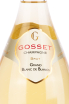 Этикетка игристого вина Gosset Grand Blanc de Blancs 0.75 л