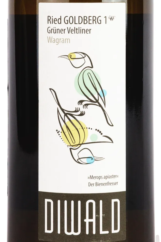 Этикетка Diwald Ried Goldberg Premier Cru Grüner Veltliner 2020 0.75 л