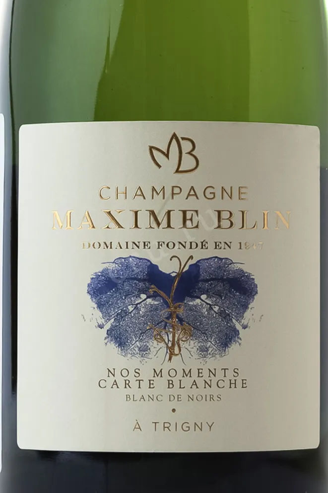 Этикетка Maxime Blin Nos Moments Carte Blanche 2020 0.75 л