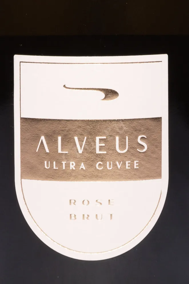 Этикетка Fanagoria Alveus Ultra Cuvee Rose 2022 0.75 л